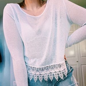Blue cute long sleeve
